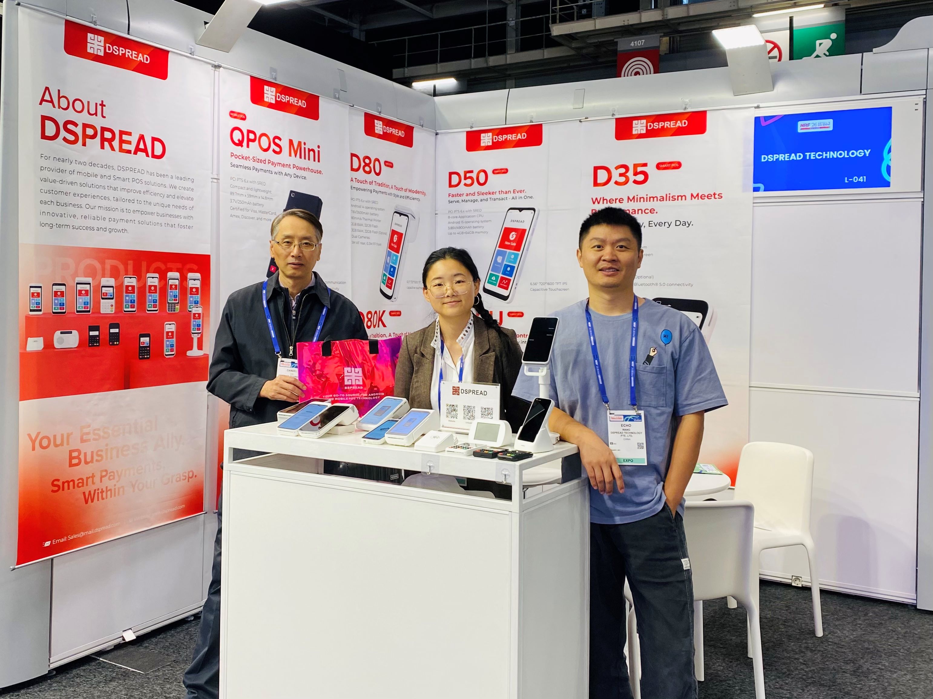 Dspread se reúne con profesionales del comercio minorista y los pagos en el NRF Retail's Big Show Europe 2026